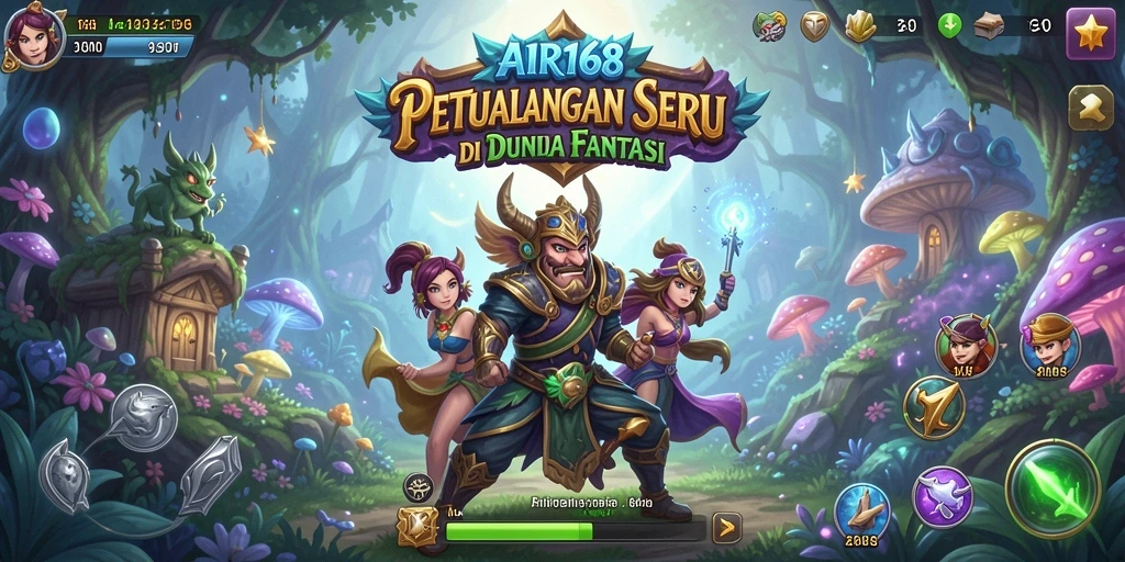 Screenshot menampilkan gameplay seru di dunia petualangan AIR168.