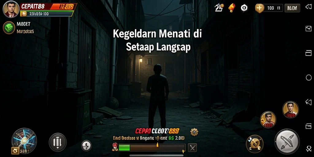 Gameplay Horror yang mencekam dan menegangkan di CEPAT88.