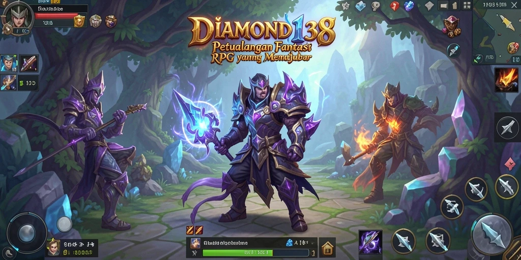 Tampilan gameplay seru di DIAMOND138 menunjukkan aksi epik yang menegangkan.