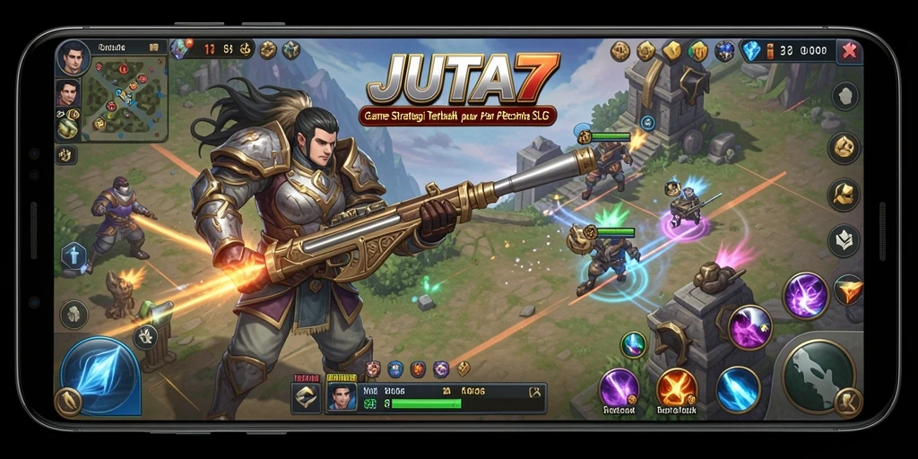 Tampilan menakjubkan dari gameplay <strong>JUTA7</strong> dengan grafik yang detail.