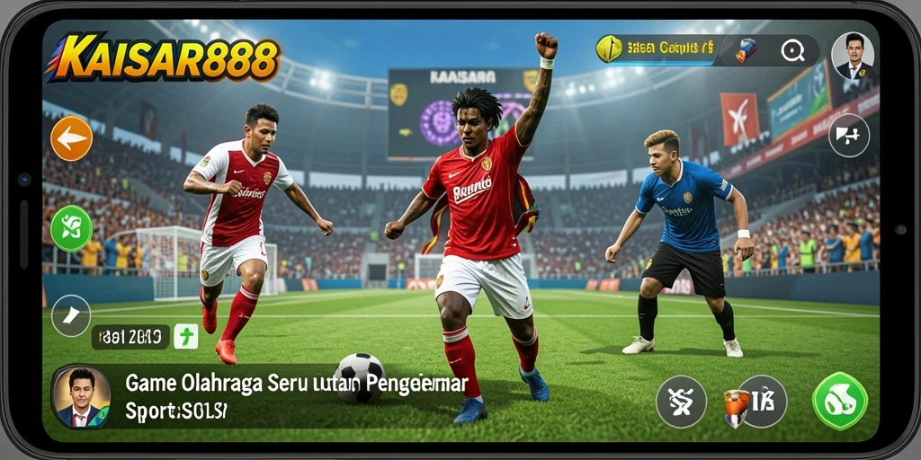 Tampilan menarik dari gameplay KAISAR888 dengan aksi olahraga yang seru.