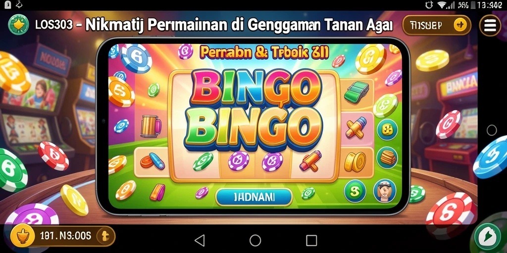 Screenshot gameplay LOS303 menampilkan suasana ceria dan interaktif permainan Bingo.
