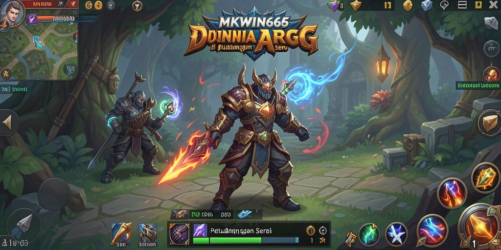 Gameplay seru dari MKWIN666 dengan pertarungan epik ARPG.