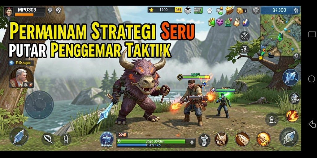 Tampilan gameplay seru dan strategis di MPO303.