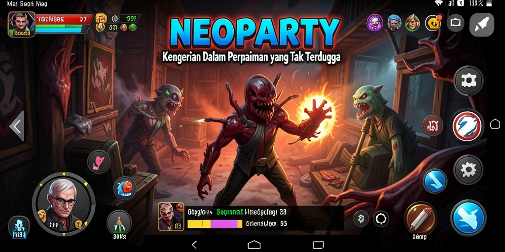 Tampilan gameplay menegangkan dengan atmosfer Horror yang kental.