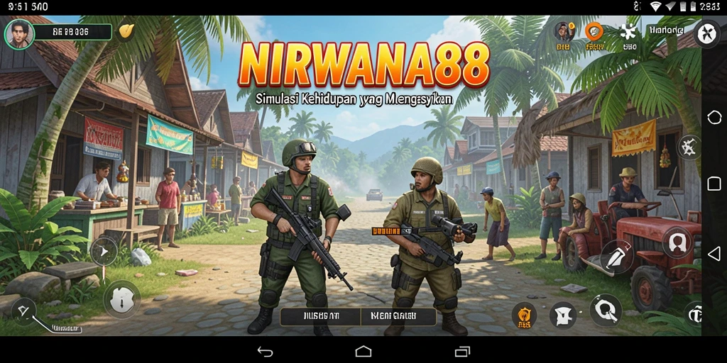 Tampilan gameplay menarik dari NIRWANA88 dengan simulasi interaktif.