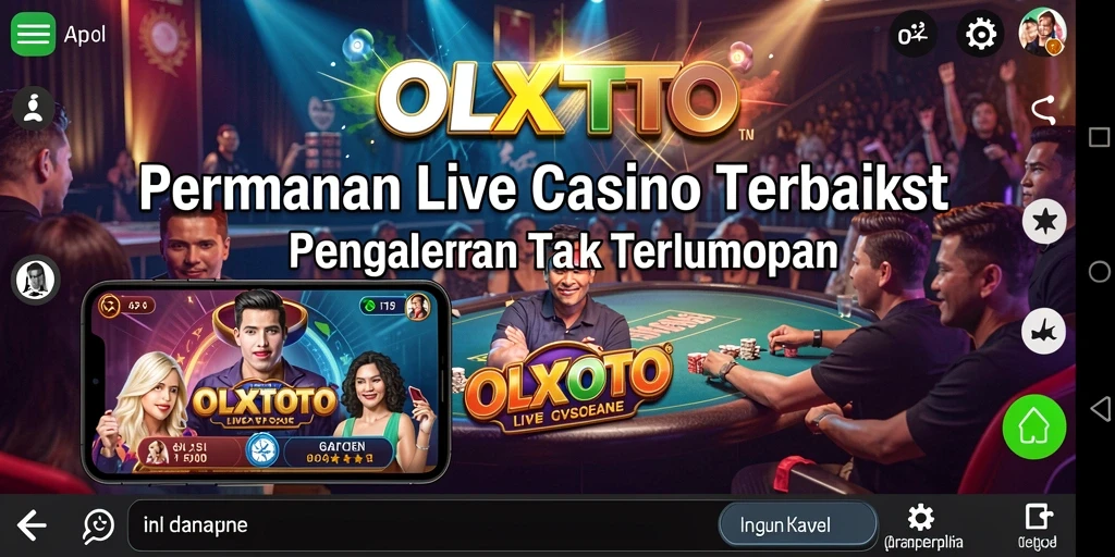 Tampilan gameplay mendebarkan di OLXTOTO Live Casino.