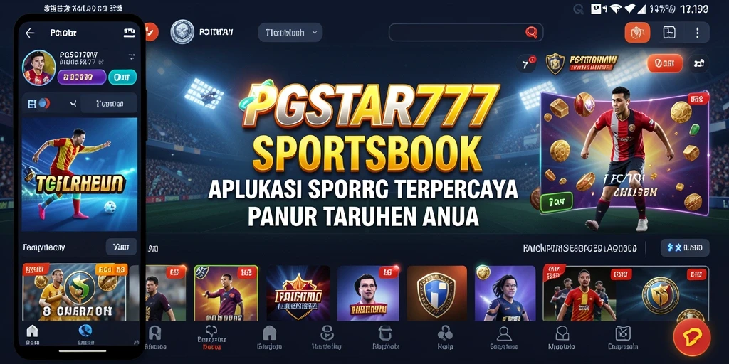Screenshot PGSTAR777 menampilkan antarmuka taruhan olahraga yang menarik dan informatif.