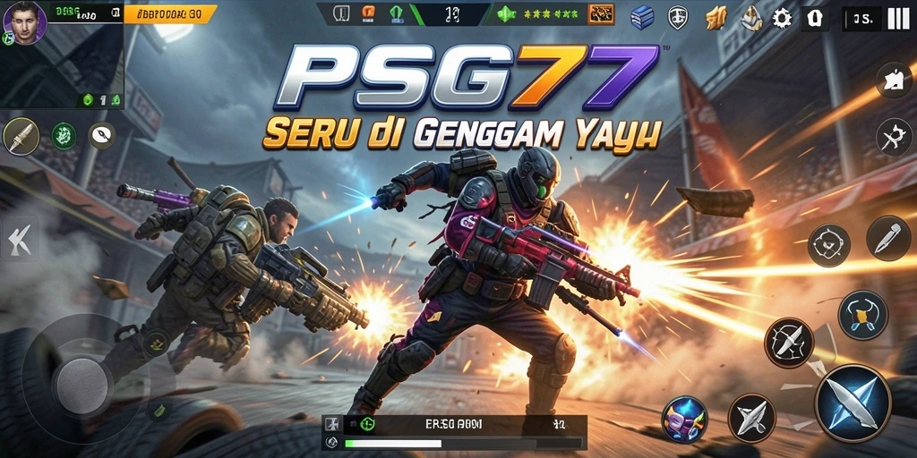 Tampilan menarik dari gameplay PSG77 dalam pertarungan epik.