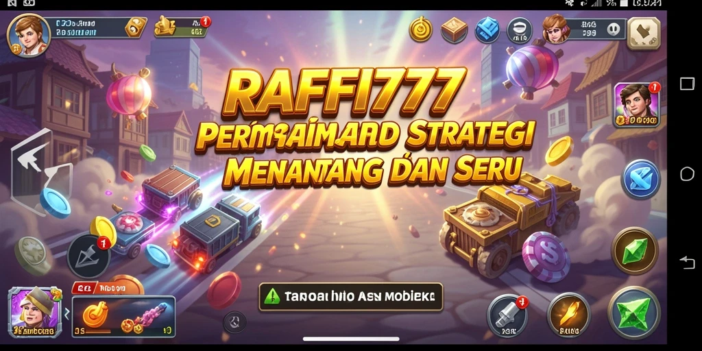 Menampilkan gameplay menantang dan seru dari RAFFI777.