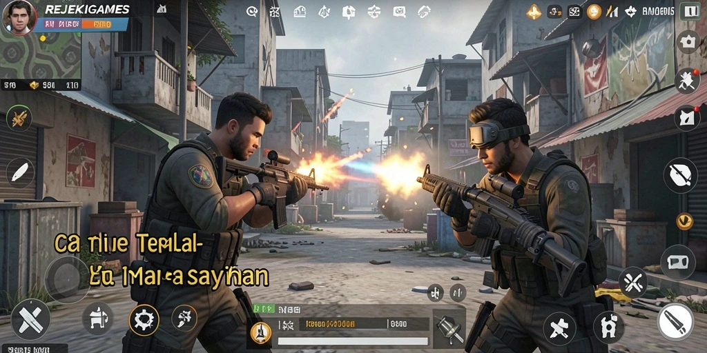 Tangkapan layar menunjukkan gameplay seru dari REJEKIGAMES.