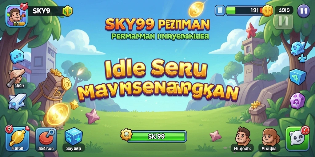 Tampilan screenshot permainan <strong>SKY99</strong> yang menunjukkan strategi Idle yang menarik.