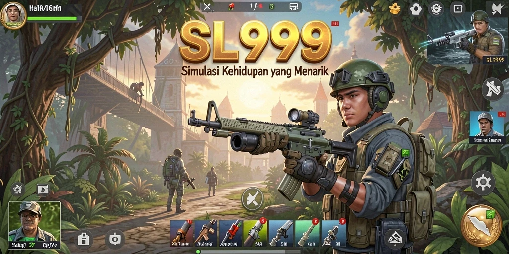 Tangkapan layar SL999 menampilkan gameplay simulasi yang realistis.