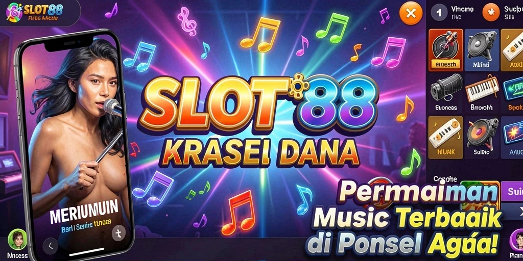 Tampilan gameplay menarik di SLOT88 dengan berbagai lagu.