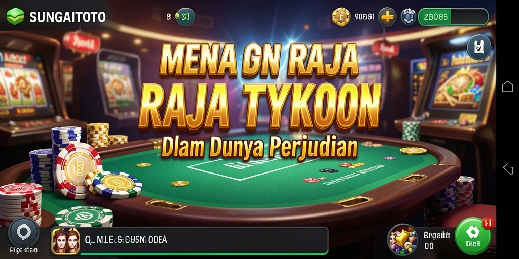 Tampilan lokasi kasino yang megah dalam SUNGAITOTO.